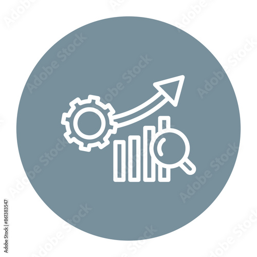 Research Experience icon vector image. Can be used for Curriculum Vitae.