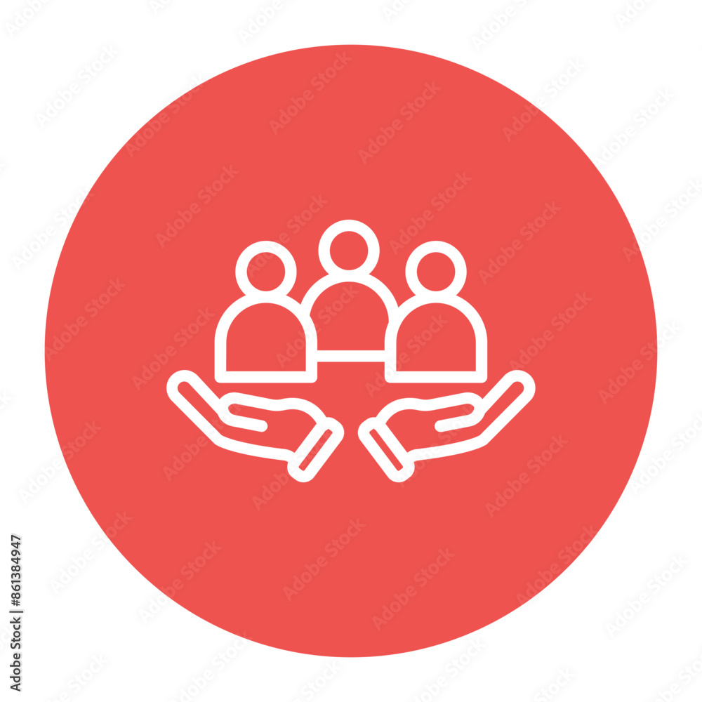Diversity and Inclusion icon vector image. Can be used for Job Fair.