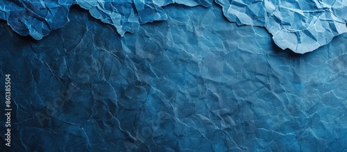 Wallpaper Mural Japanese paper providing blue background with copy space image. Torontodigital.ca