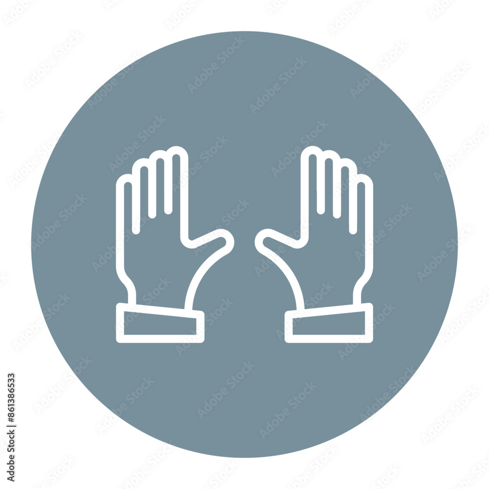 Obraz premium Hands icon vector image. Can be used for Sun Protection.