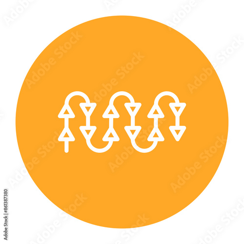 Flexibility icon vector image. Can be used for Organization.