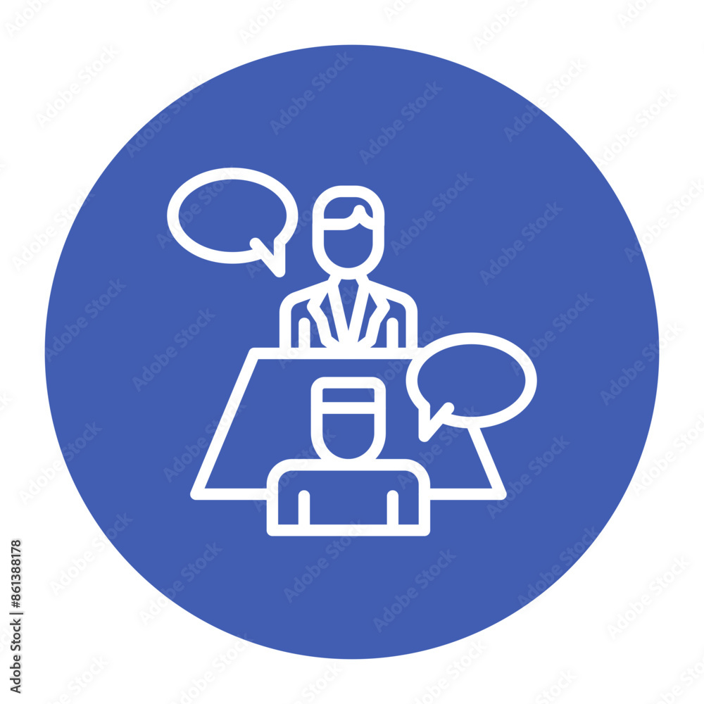 Meeting icon vector image. Can be used for Business Meeting. Meeting icon vector image. Can be used for Business Meeting.
