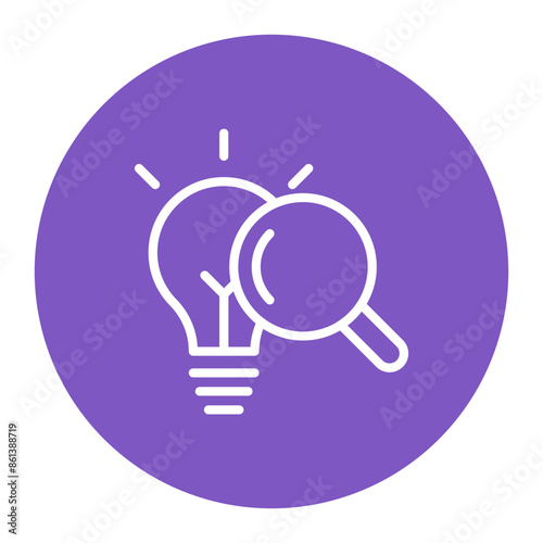 Insight icon vector image. Can be used for Thought Leadership.
