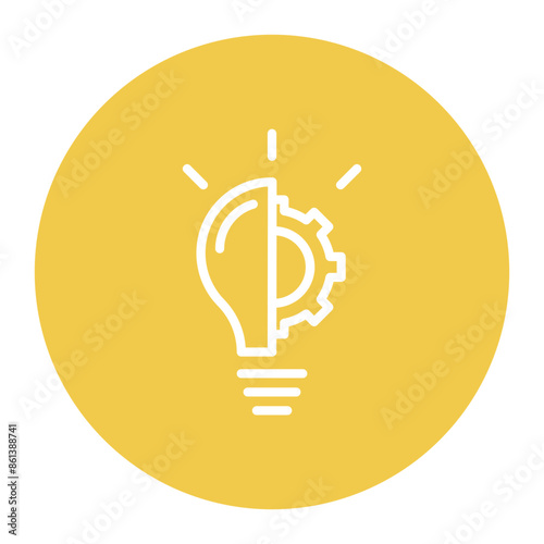 Innovation icon vector image. Can be used for Thought Leadership.