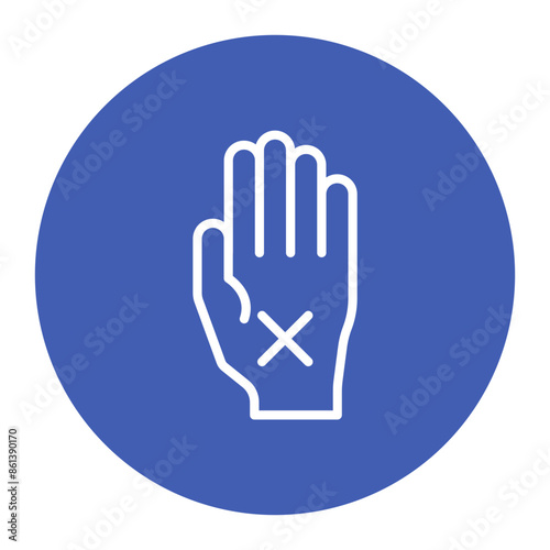 Obstruction icon vector image. Can be used for Business Disruption.