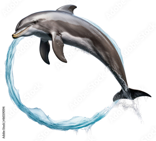 PNG Dolphin animal mammal fish. photo