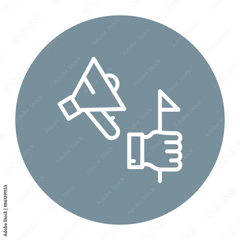 Activism icon vector image. Can be used for Social Justice. Activism icon vector image. Can be used for Social Justice.
