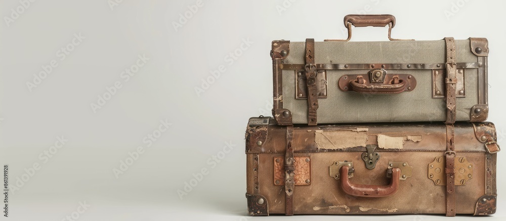 Baggage with empty label in copy space image. Baggage with empty label in copy space image.
