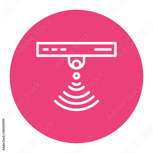 Sensor Technology icon vector image. Can be used for Digital Disruption.