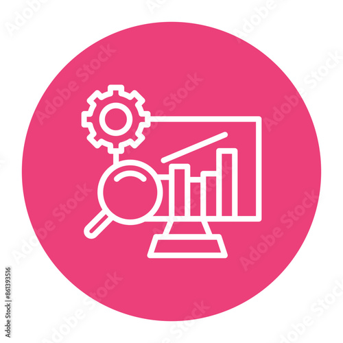Test Harness icon vector image. Can be used for Software Testing.