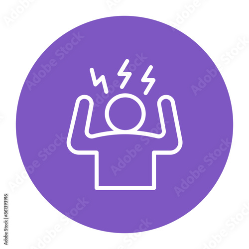 Hyperactivity icon vector image. Can be used for ADHD.