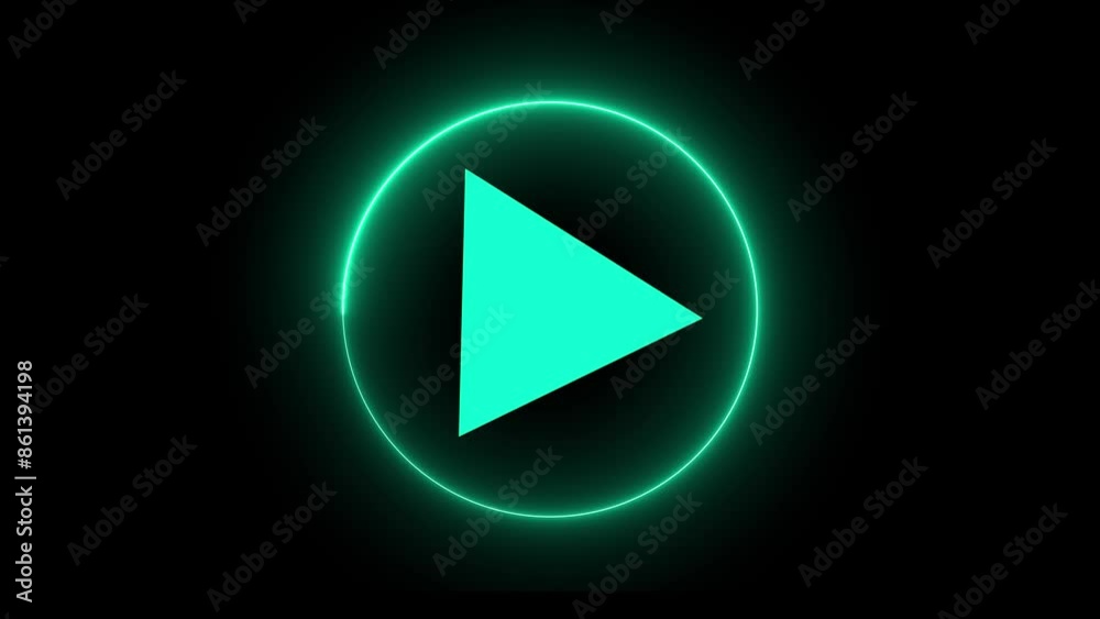 White color play button. Video play icon, video symbol on black background. The play icon. White color play button. Video play icon, video symbol on black background. The play icon.