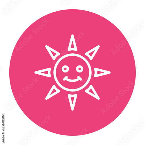 Before Sun icon vector image. Can be used for Skin Burns.