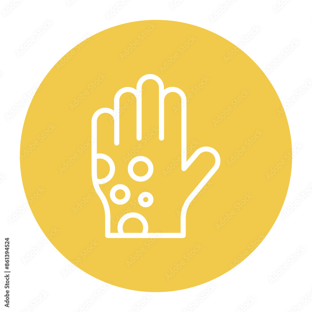 Rash icon vector image. Can be used for Skin Burns. Rash icon vector image. Can be used for Skin Burns.