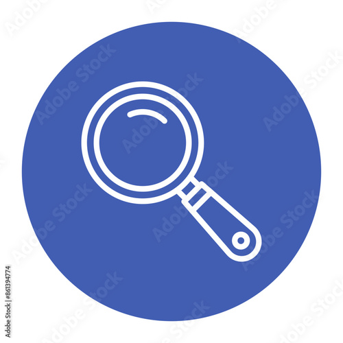 Magnifying Glass icon vector image. Can be used for Press Freedom Day.