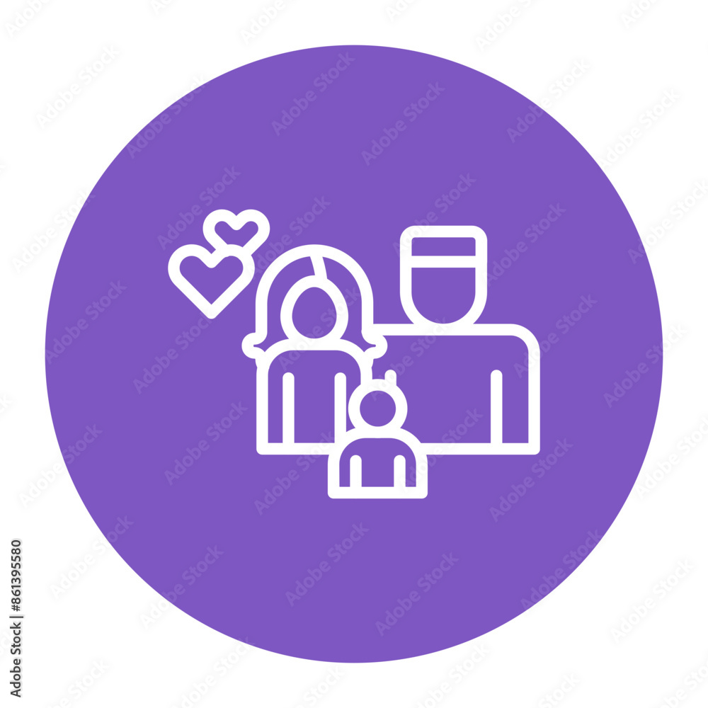 Family Bond icon vector image. Can be used for Inheritance. Family Bond icon vector image. Can be used for Inheritance.