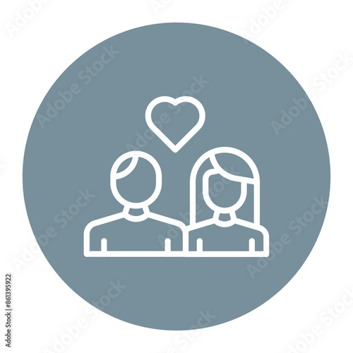 Best Friends icon vector image. Can be used for Social Relationship.