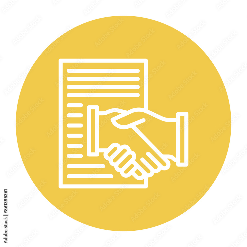 Agreement icon vector image. Can be used for Compilance and Regulation. Agreement icon vector image. Can be used for Compilance and Regulation.