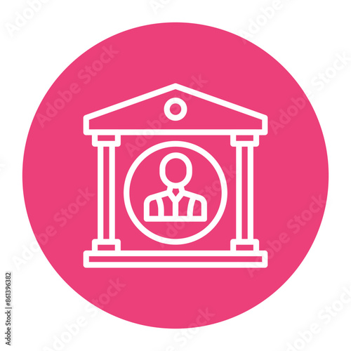 Authority icon vector image. Can be used for Compilance and Regulation.