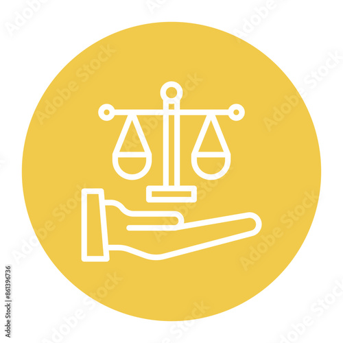 Ethics icon vector image. Can be used for Compilance and Regulation.