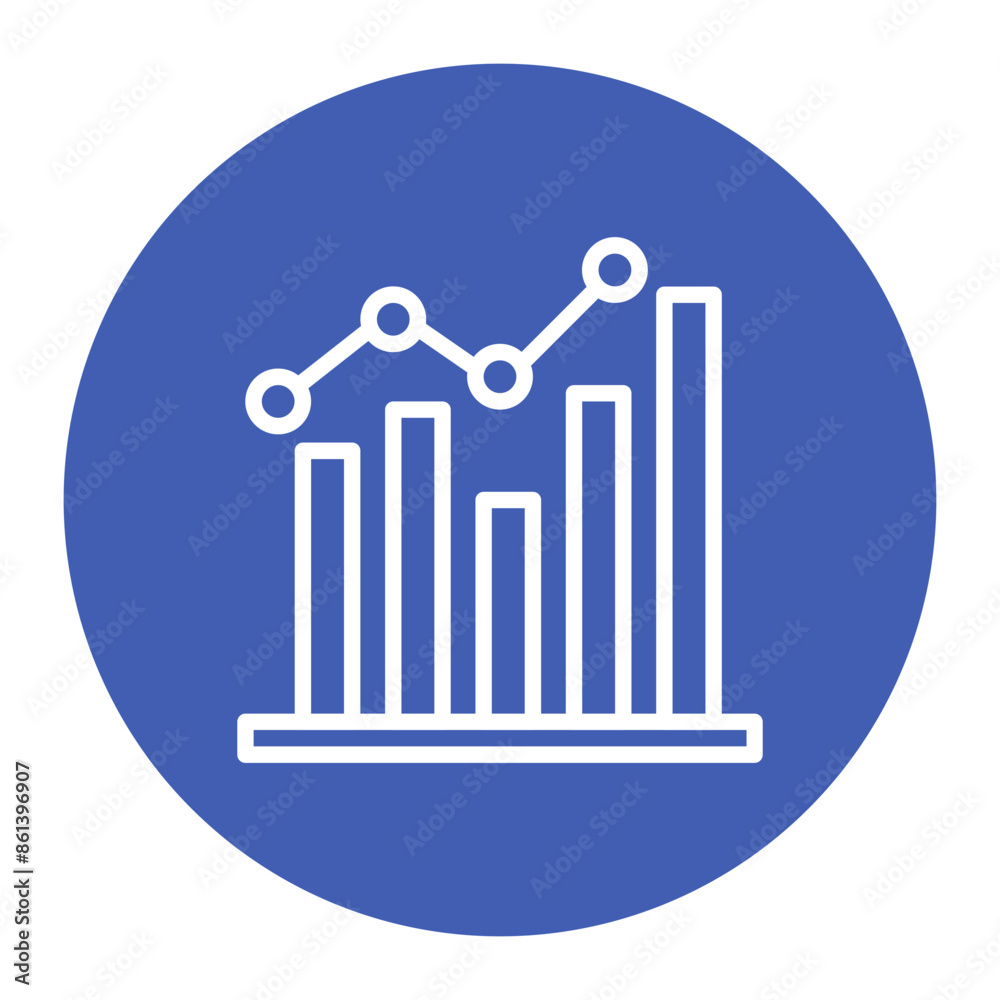 Chart icon vector image. Can be used for Market Research. Chart icon vector image. Can be used for Market Research.