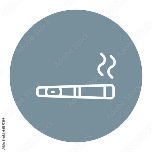 Cigar icon vector image. Can be used for Smoking.