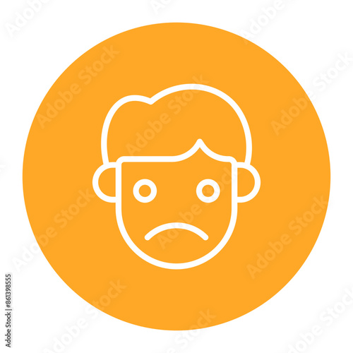 Rejected icon vector image. Can be used for Human Emotions.