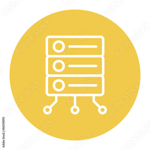 Hadoop icon vector image. Can be used for Data Science.