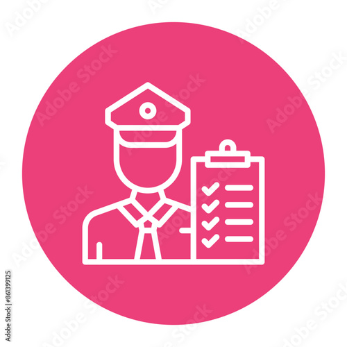 Customs icon vector image. Can be used for Data Science.