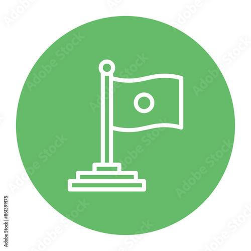 Flags icon vector image. Can be used for Data Science.