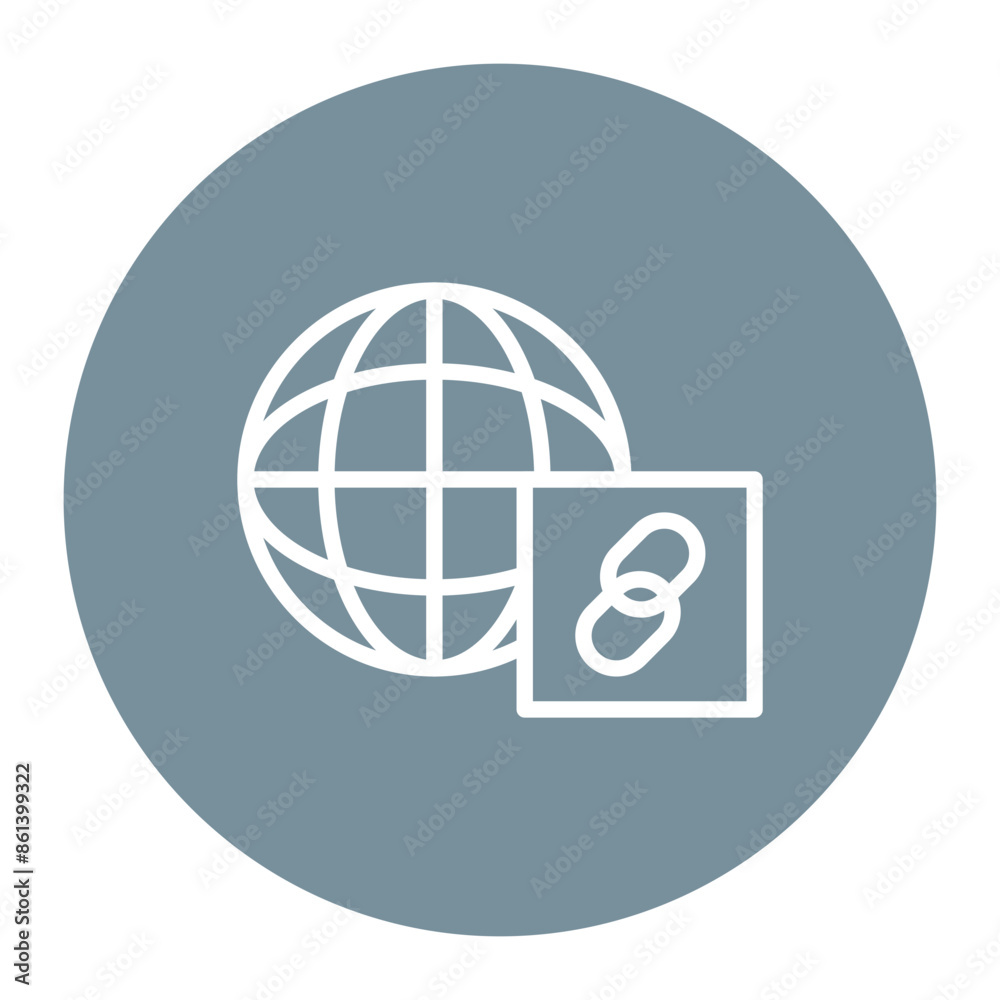 Link icon vector image. Can be used for Data Science. Link icon vector image. Can be used for Data Science.