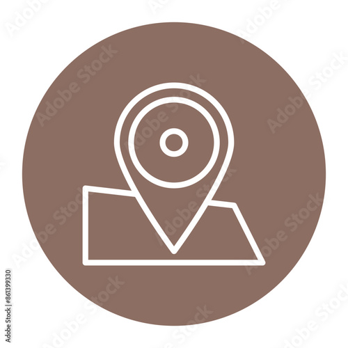 Location icon vector image. Can be used for Data Science.
