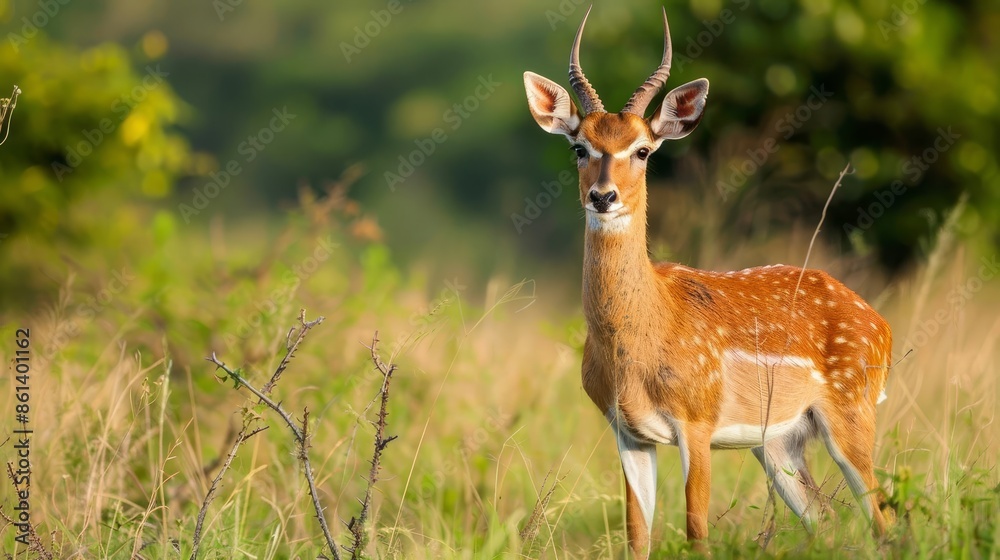 Fototapeta premium Evolution of wildlife conservation from ancient hunting regulations to modern wildlife reserves and sanctuaries