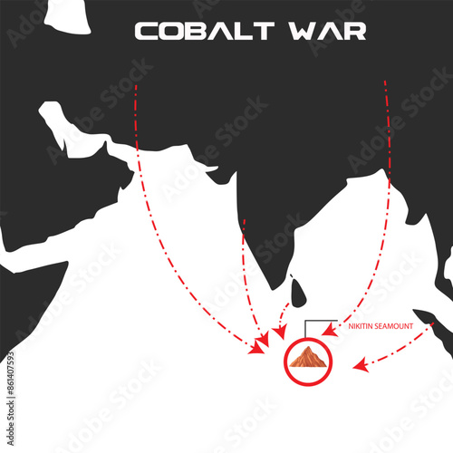 cobalt war. Nikitin seamount conflict.