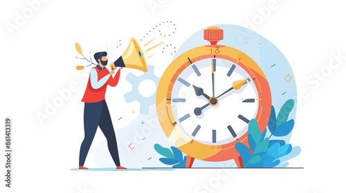 Deadline Time Searching Idea Schedule Website Landing