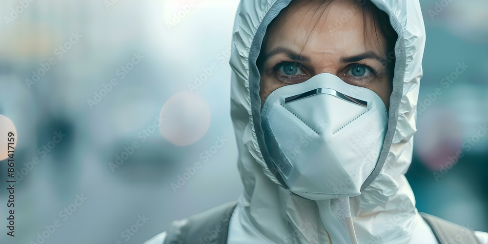Technology heroes combat PM 25 crisis with clean air solutions. Concept Clean Technology, Air Quality, Pollution Control, Sustainability, Environmental Innovation
