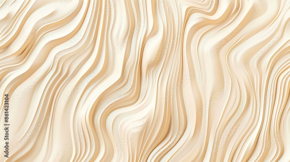 A soft beige background with gently wavy lines creates a calming pattern. A soft beige background with gently wavy lines creates a calming pattern.