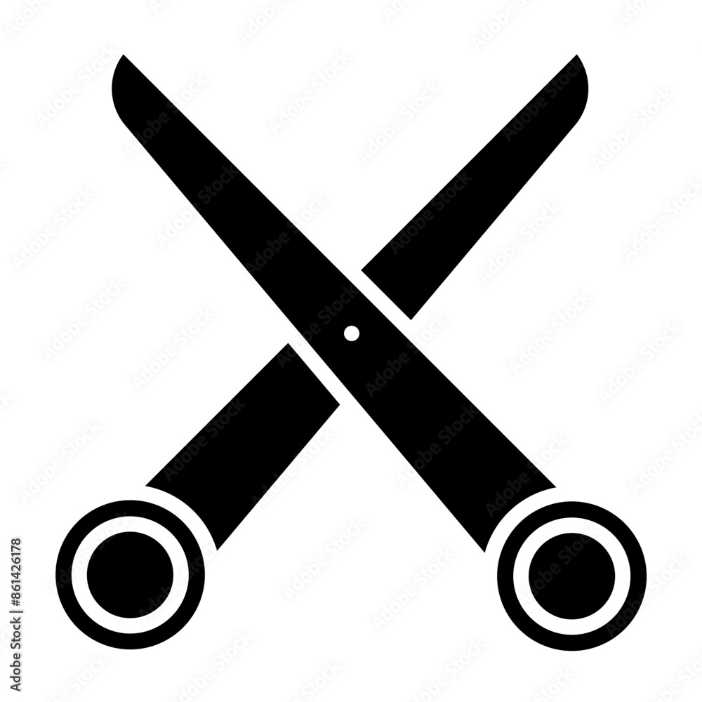 Scissors glyph icon Scissors glyph icon