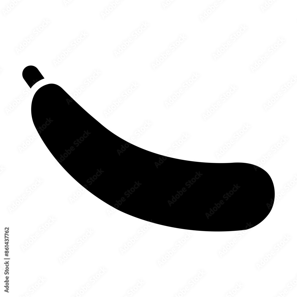 Pointed gourd glyph icon Pointed gourd glyph icon