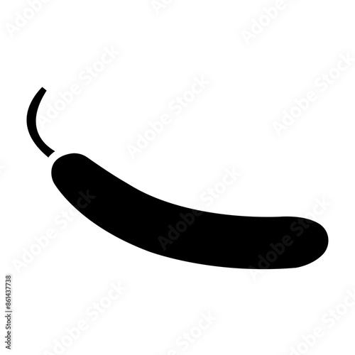 Bottle gourd glyph icon