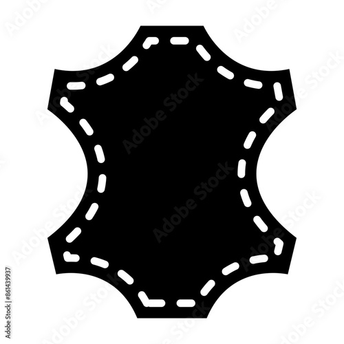 Leather glyph icon