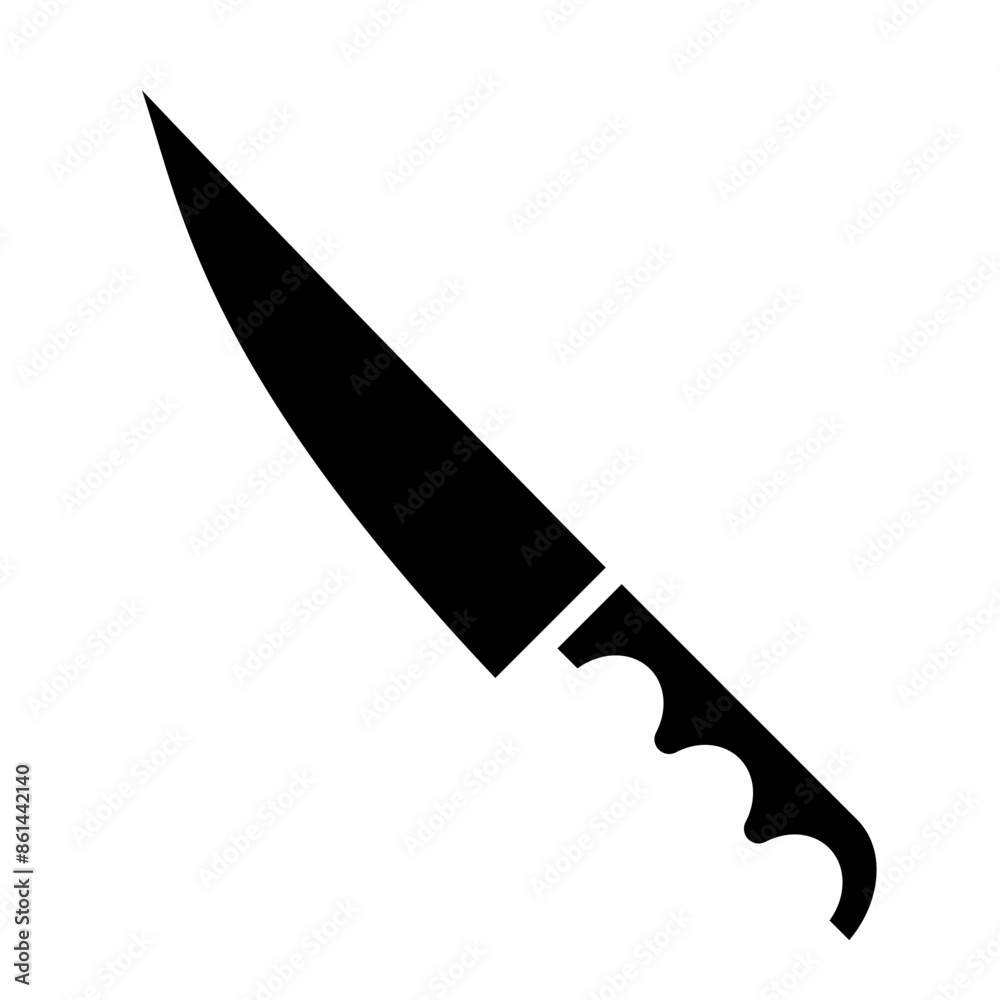 Chefs knife glyph icon Chefs knife glyph icon