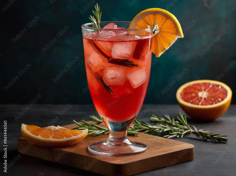 Fototapeta premium Refreshing Citrus Mocktail