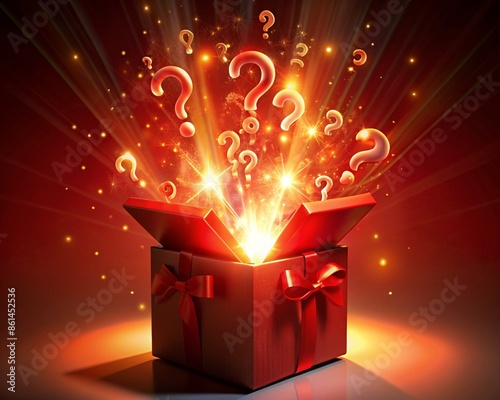 gift box, mystery box, surprise gift , surprise box photo