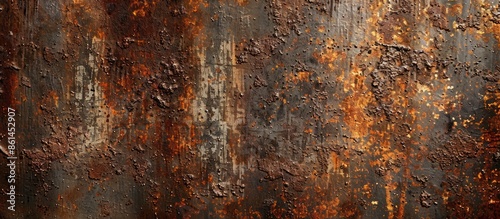 Rusty metal background suitable for textures or copy space images.