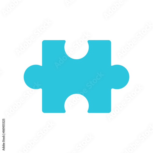 Puzzle Icon. Problem solving, Missing piece on white background. Symbol.
