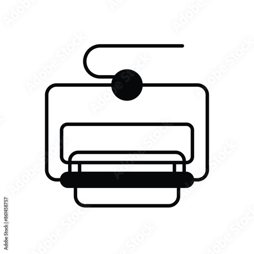 Ski Lift vector icon