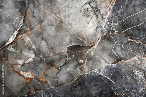 A detailed closeup of the marble surface showcasing its intricate patterns and natural beauty photo