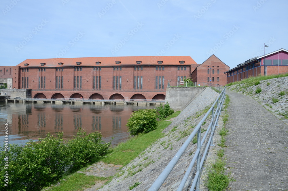 Naklejka premium Kraftwerk Kachlet Passau