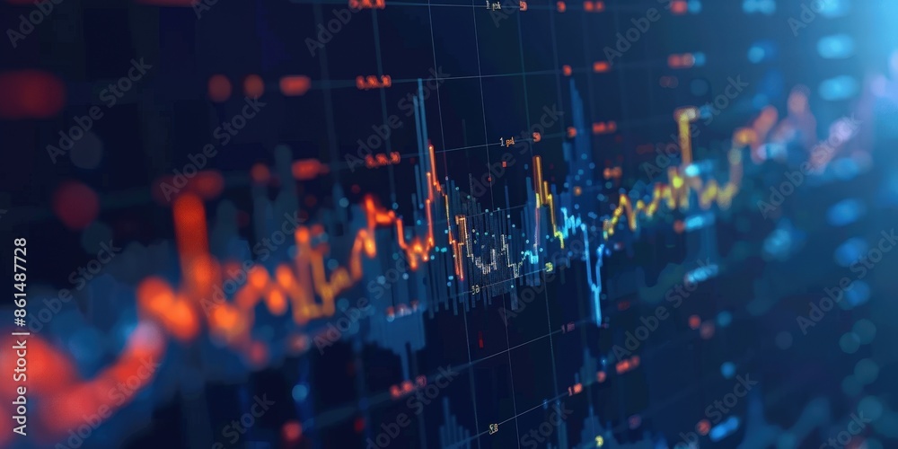 Financial Data Visualization on Screen Financial Data Visualization on Screen